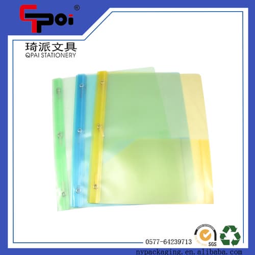 Office Supplie PP Stationery Transparent File Folder